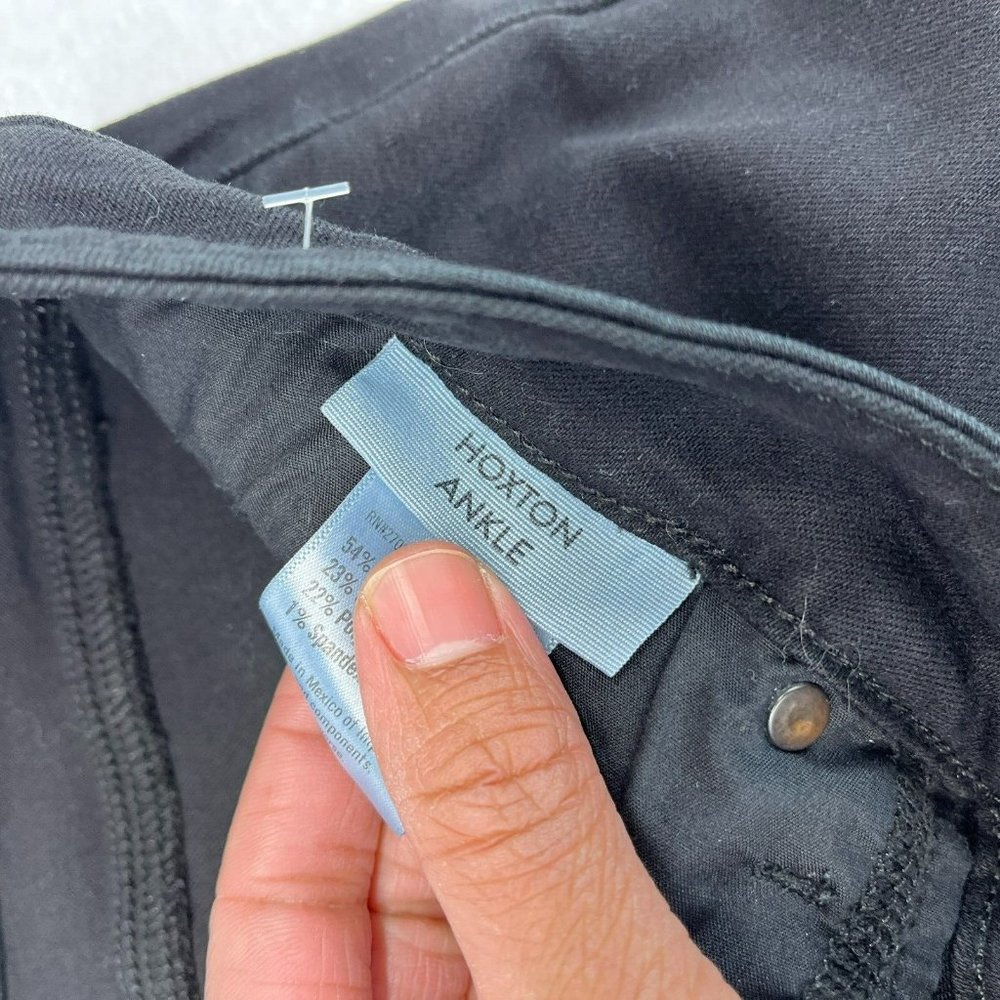 Paige Jeans Womens 34 Black Skinny HOXTON Ankle Stretch - Picture 4 of 11